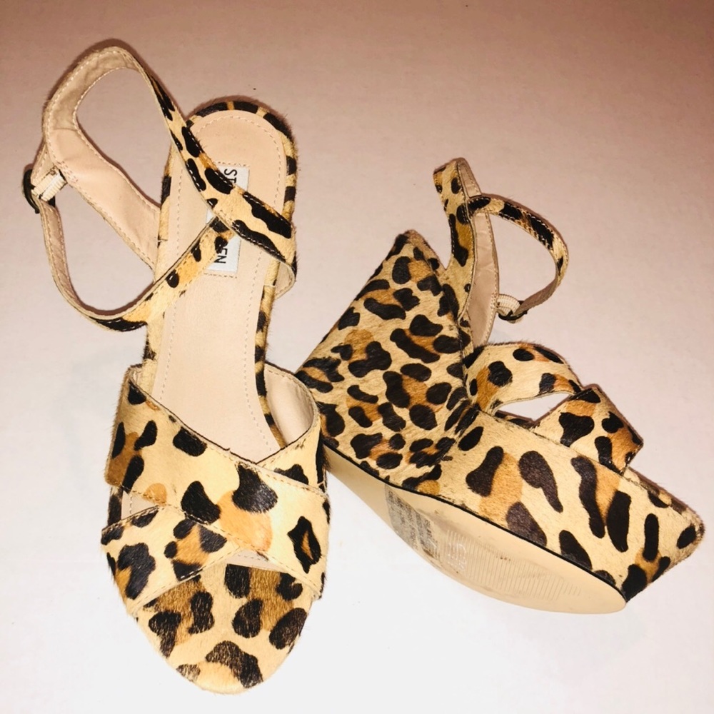 Steve Madden pony hair wedge
